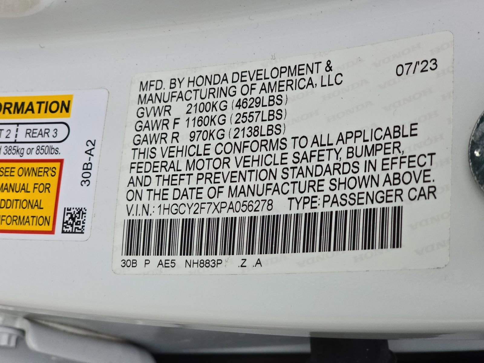 Used 2023 Honda Accord Sport image 42