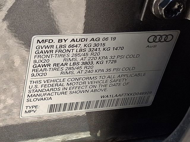 Used 2019 Audi Q7 3.0T Premium Plus w/ Premium Plus Package image 30