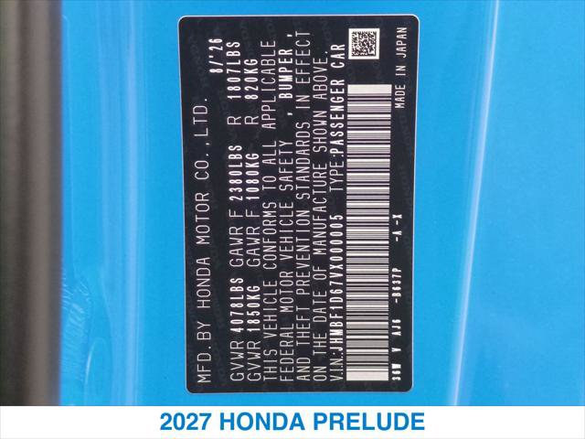 New 2027 Honda Prelude image 27