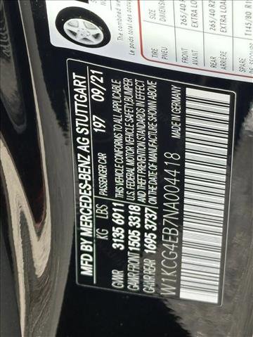 Certified 2022 Mercedes-Benz EQS 580 4MATIC Sedan image 25