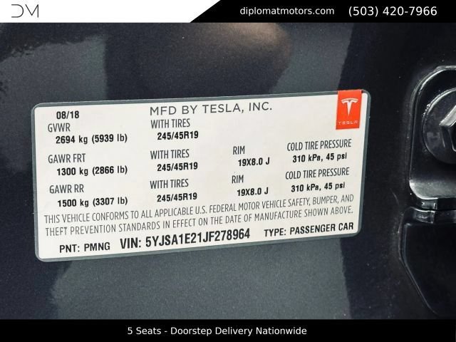 Used 2018 Tesla Model S 100D AWD/4WD image 45