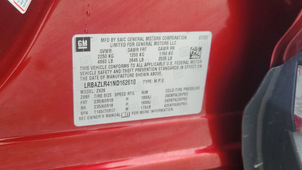 Certified 2022 Buick Envision Preferred FWD image 28