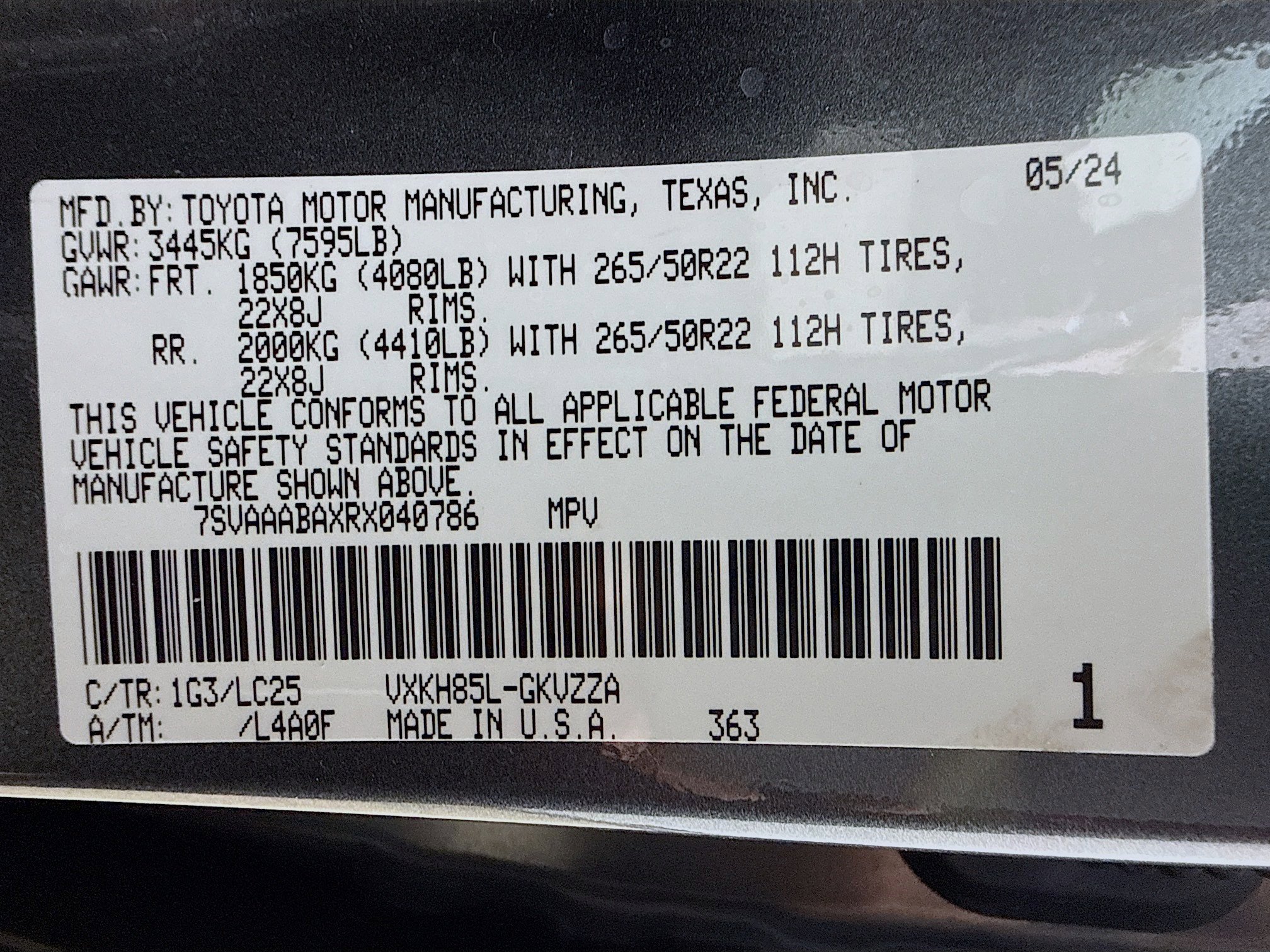 Used 2024 Toyota Sequoia Capstone image 35