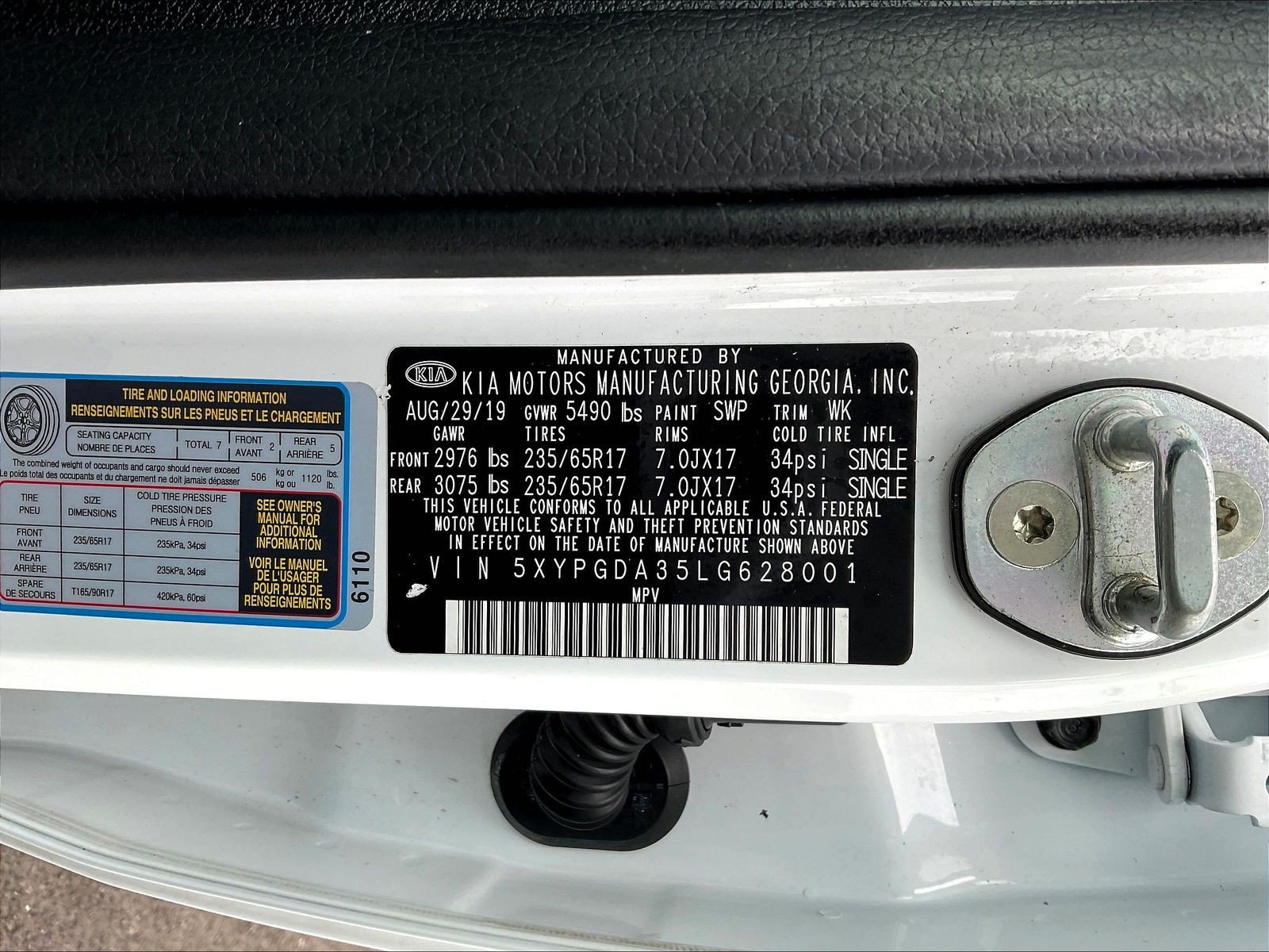 Used 2020 Kia Sorento LX w/ LX I4 Convenience Package AWD/4WD image 18