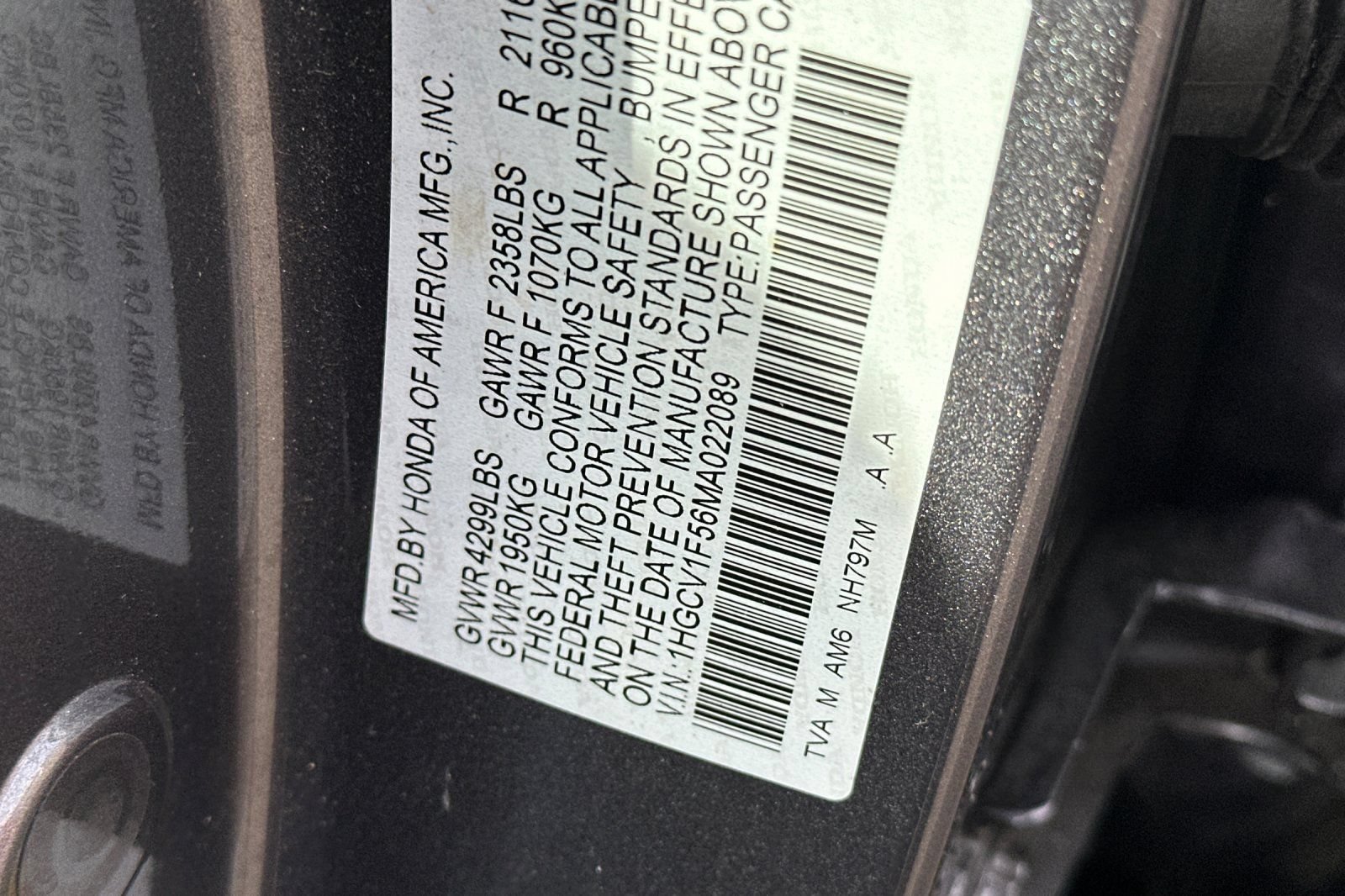 Used 2021 Honda Accord EX-L image 35
