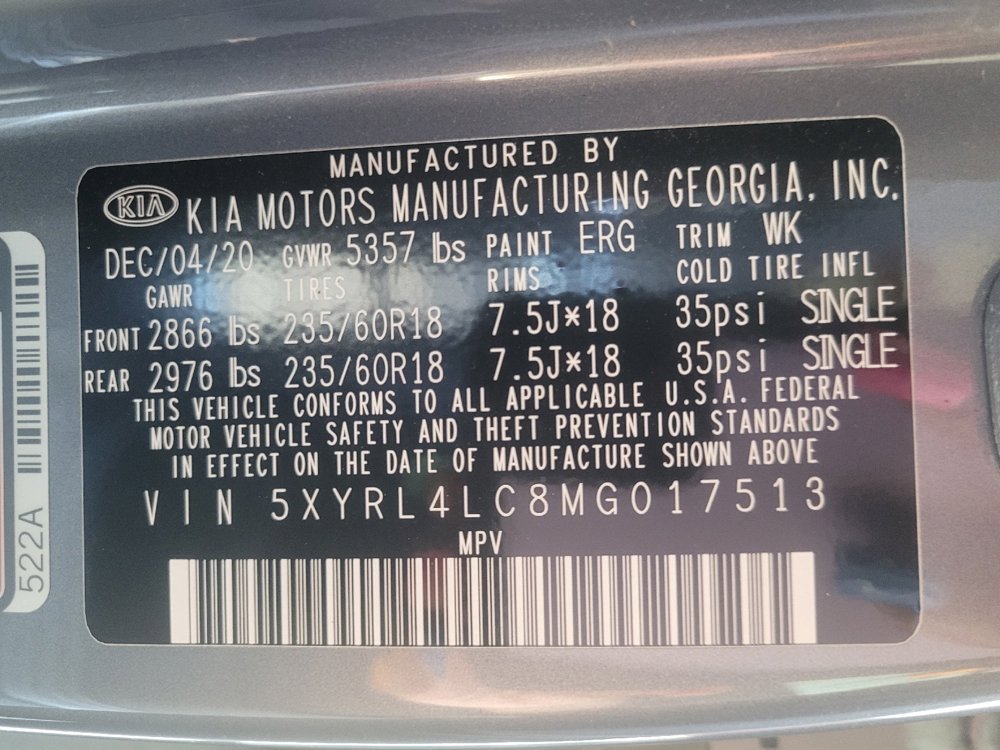 Used 2021 Kia Sorento S w/ Panoramic Sunroof Package image 33