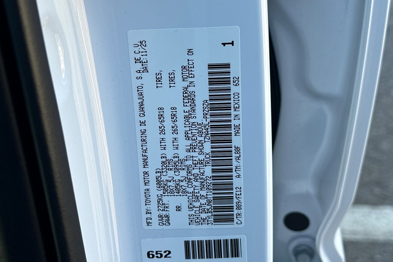 New 2026 Toyota Tacoma TRD Sport image 33