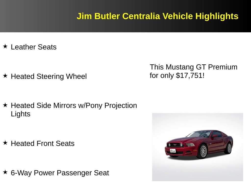 Used 2014 Ford Mustang GT Premium w/ Comfort Package RWD image 12