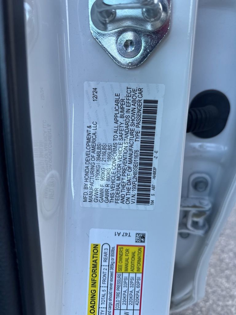 Certified 2025 Honda Civic Sport image 23