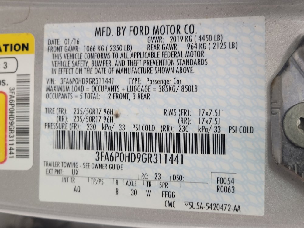 Used 2016 Ford Fusion SE image 33