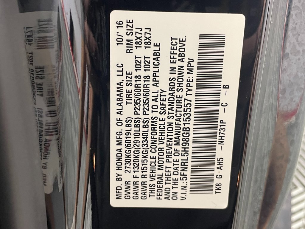 Used 2016 Honda Odyssey Touring Elite image 28