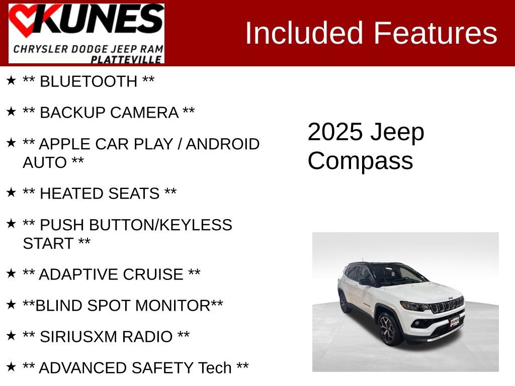 Used 2025 Jeep Compass Limited image 2