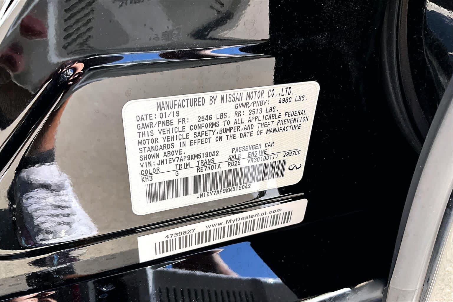 Used 2019 INFINITI Q50 Luxe w/ Essential Package (3.0T Luxe) RWD image 35