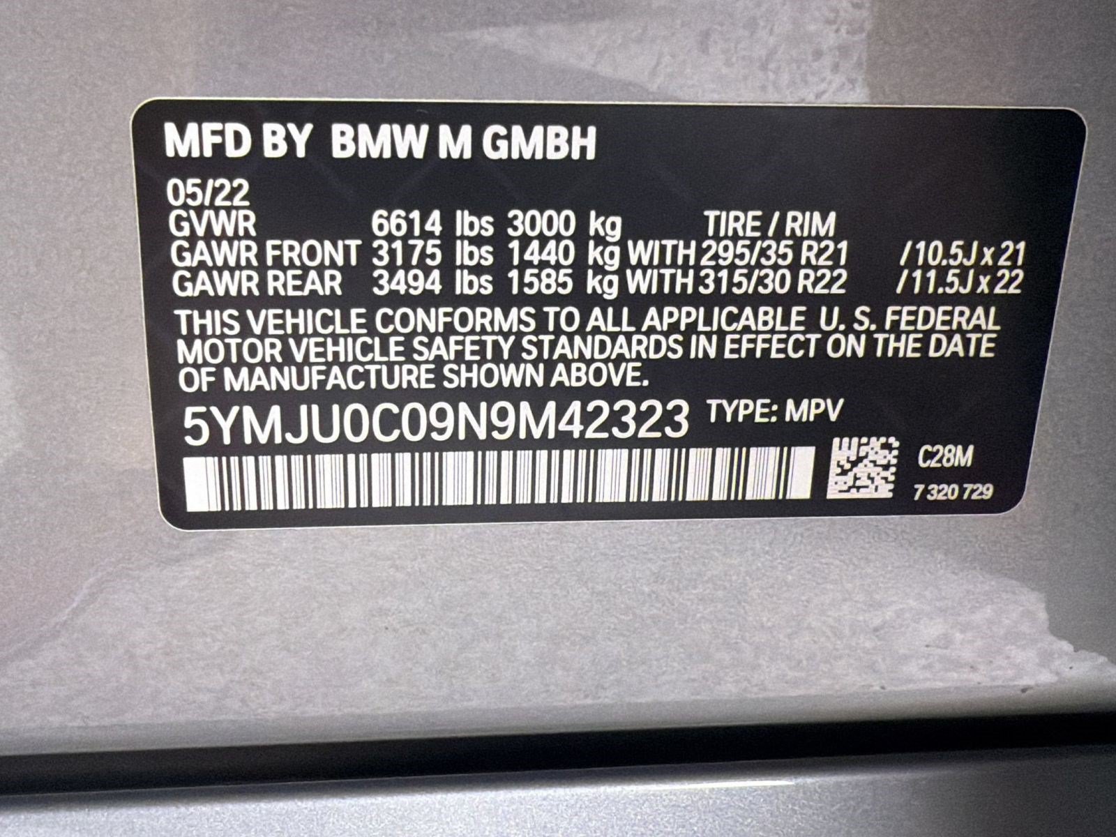 Used 2022 BMW X5 M w/ Competition Package 2 AWD/4WD image 27