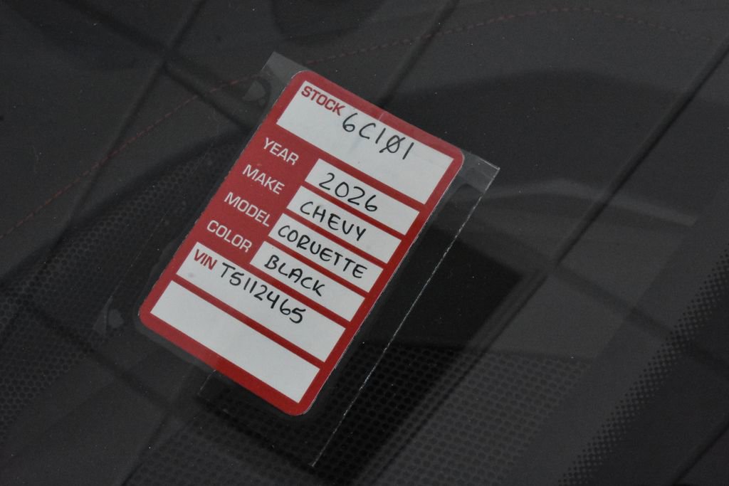 New 2026 Chevrolet Corvette Stingray Preferred Cpe w/ Z51 Performance Package RWD image 35