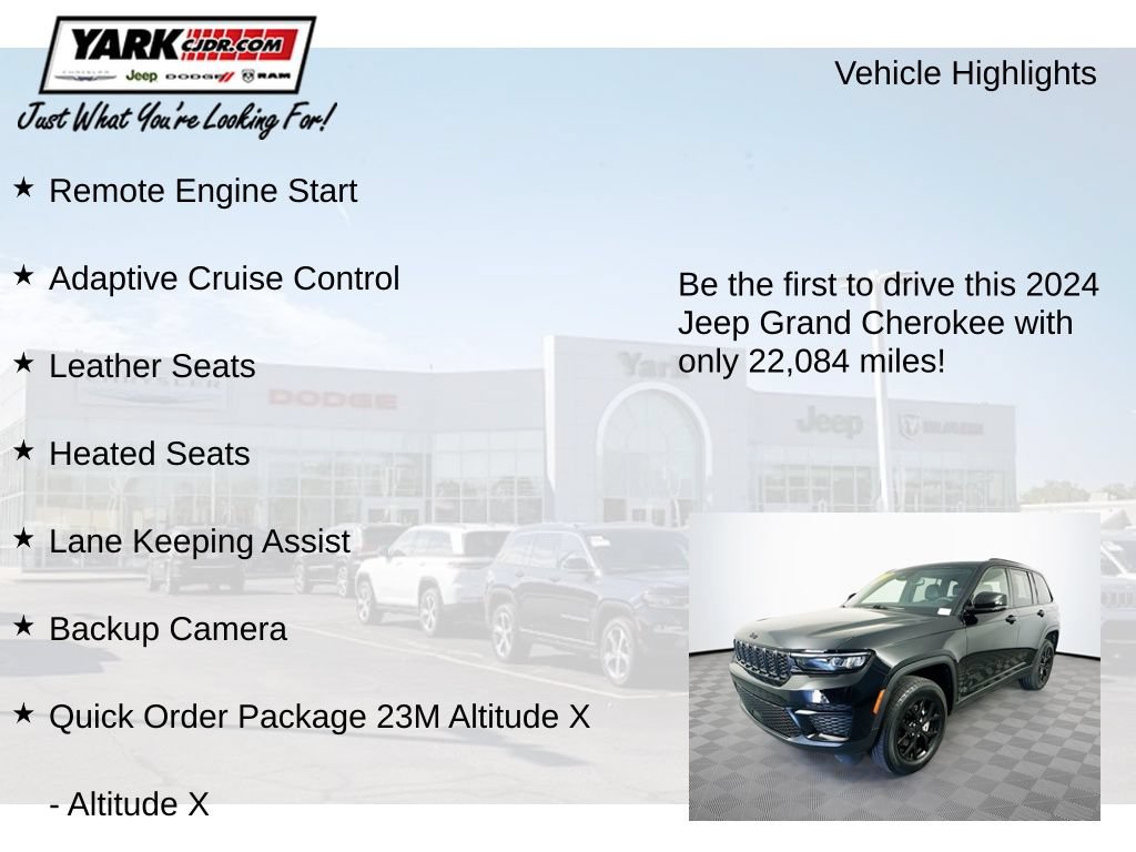 Certified 2024 Jeep Grand Cherokee Altitude AWD/4WD image 13