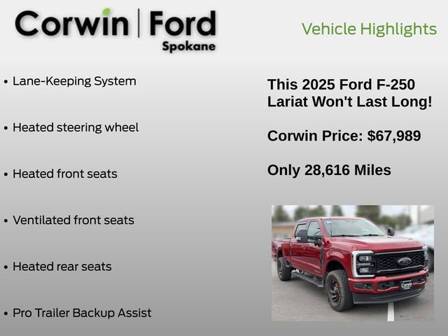 Used 2025 Ford F250 Lariat w/ Lariat Ultimate Package AWD/4WD image 31