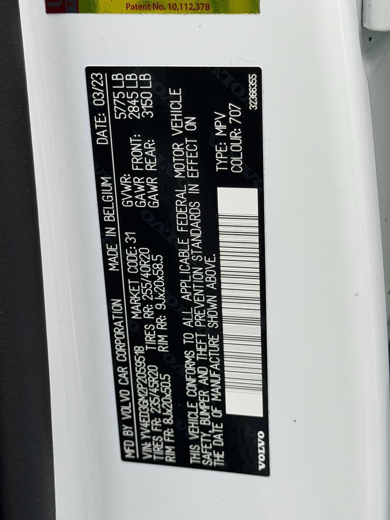 Used 2023 Volvo C40 P8 Recharge Ultimate w/ Protection Package Premier AWD/4WD image 9