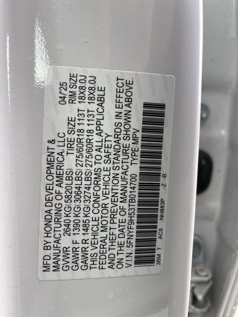 Certified 2026 Honda Passport TrailSport image 10