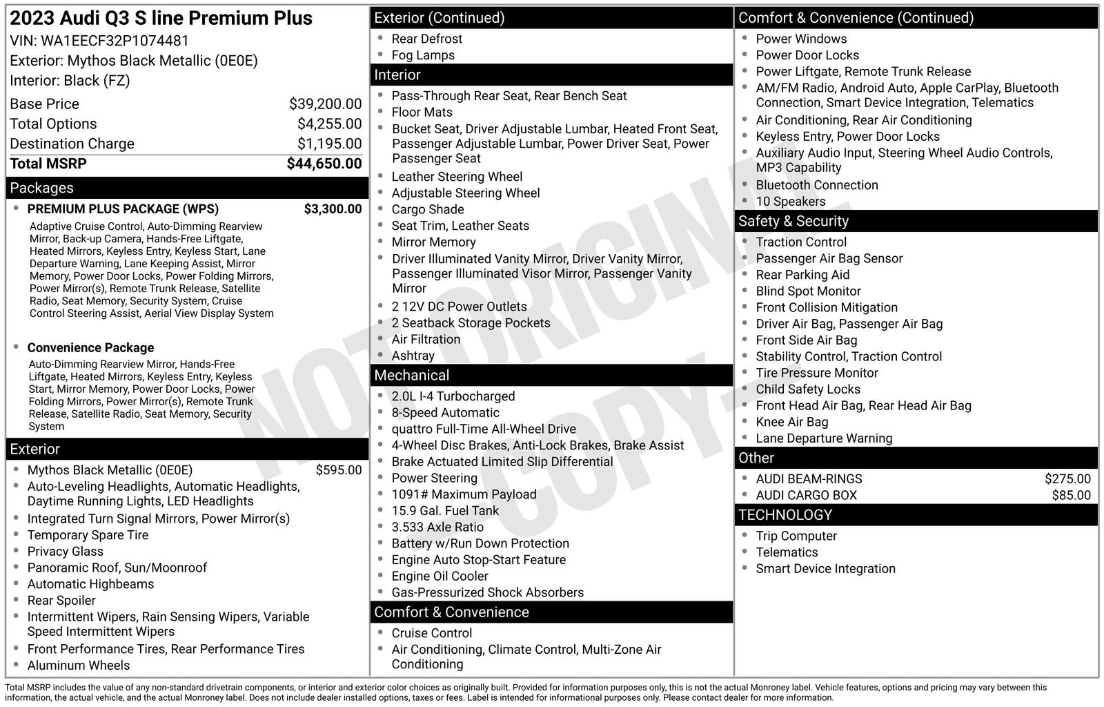 Certified 2023 Audi Q3 2.0T Premium Plus w/ Premium Plus Package image 31
