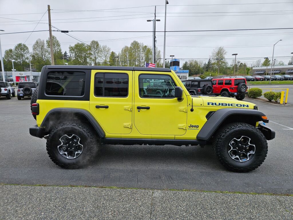 Used 2023 Jeep Wrangler Unlimited Rubicon 4xe w/ Cold Weather Group AWD/4WD image 6