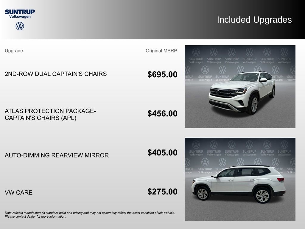 Used 2023 Volkswagen Atlas SE AWD/4WD image 2