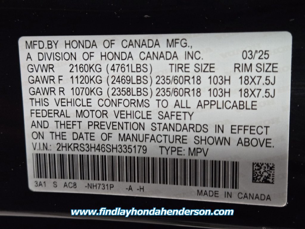 Certified 2025 Honda CR-V EX image 14