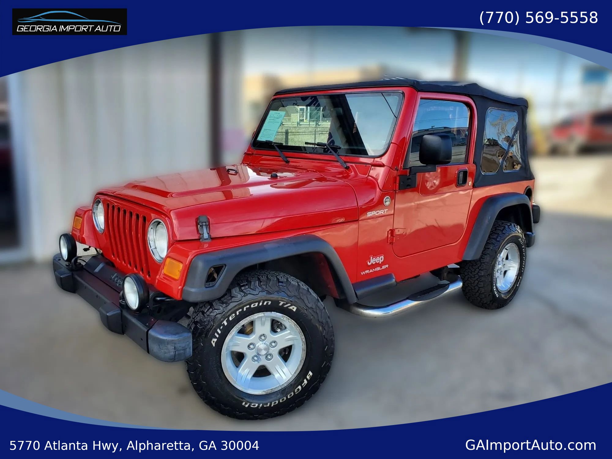 Used 2006 Jeep Wrangler Sport AWD/4WD image 1