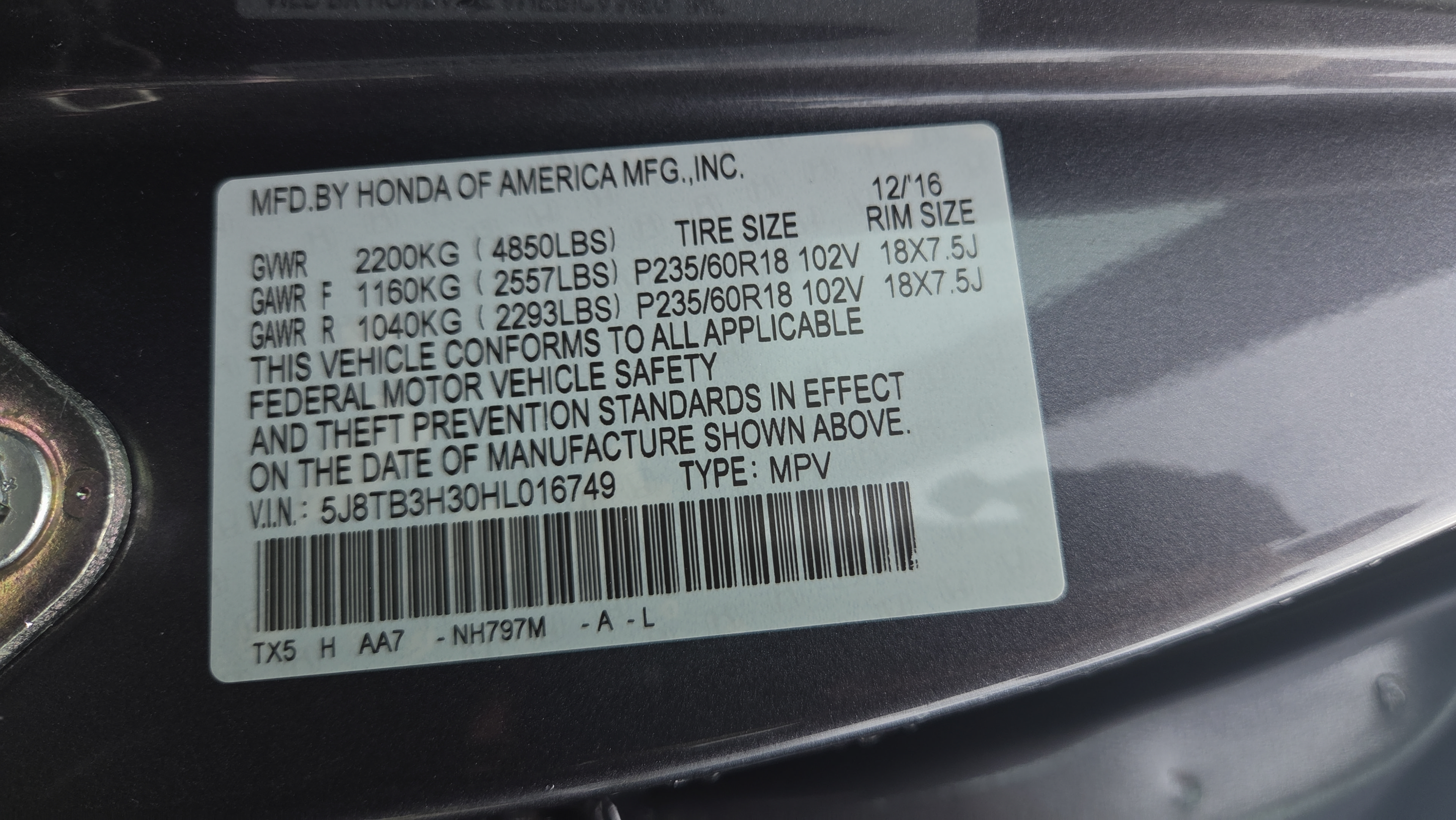 Used 2017 Acura RDX FWD image 21