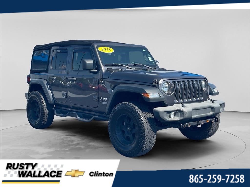 Used 2018 Jeep Wrangler Unlimited Sport S AWD/4WD image 1
