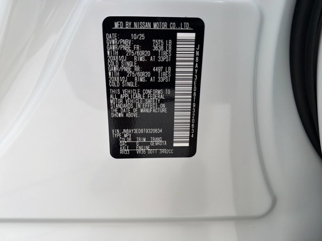 New 2026 Nissan Armada Platinum RWD image 36