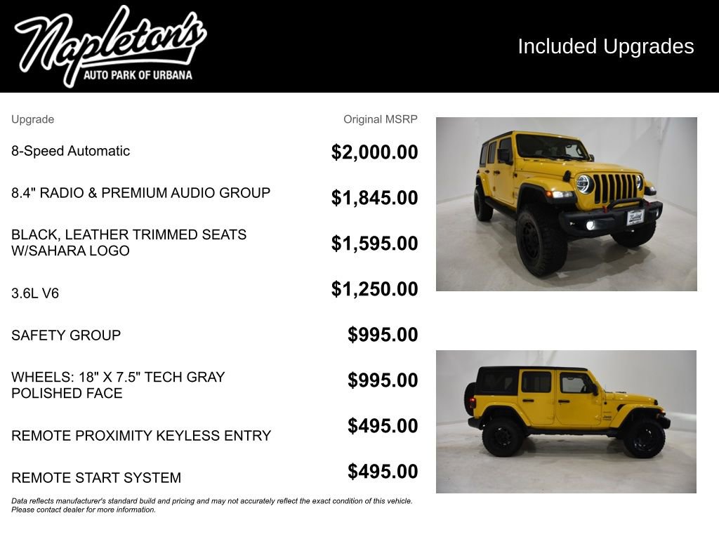 Used 2020 Jeep Wrangler Unlimited Sahara image 27