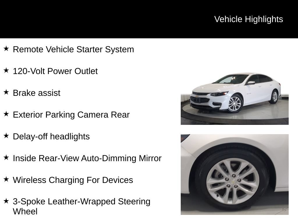 Used 2017 Chevrolet Malibu LT w/ Leather Package FWD image 25