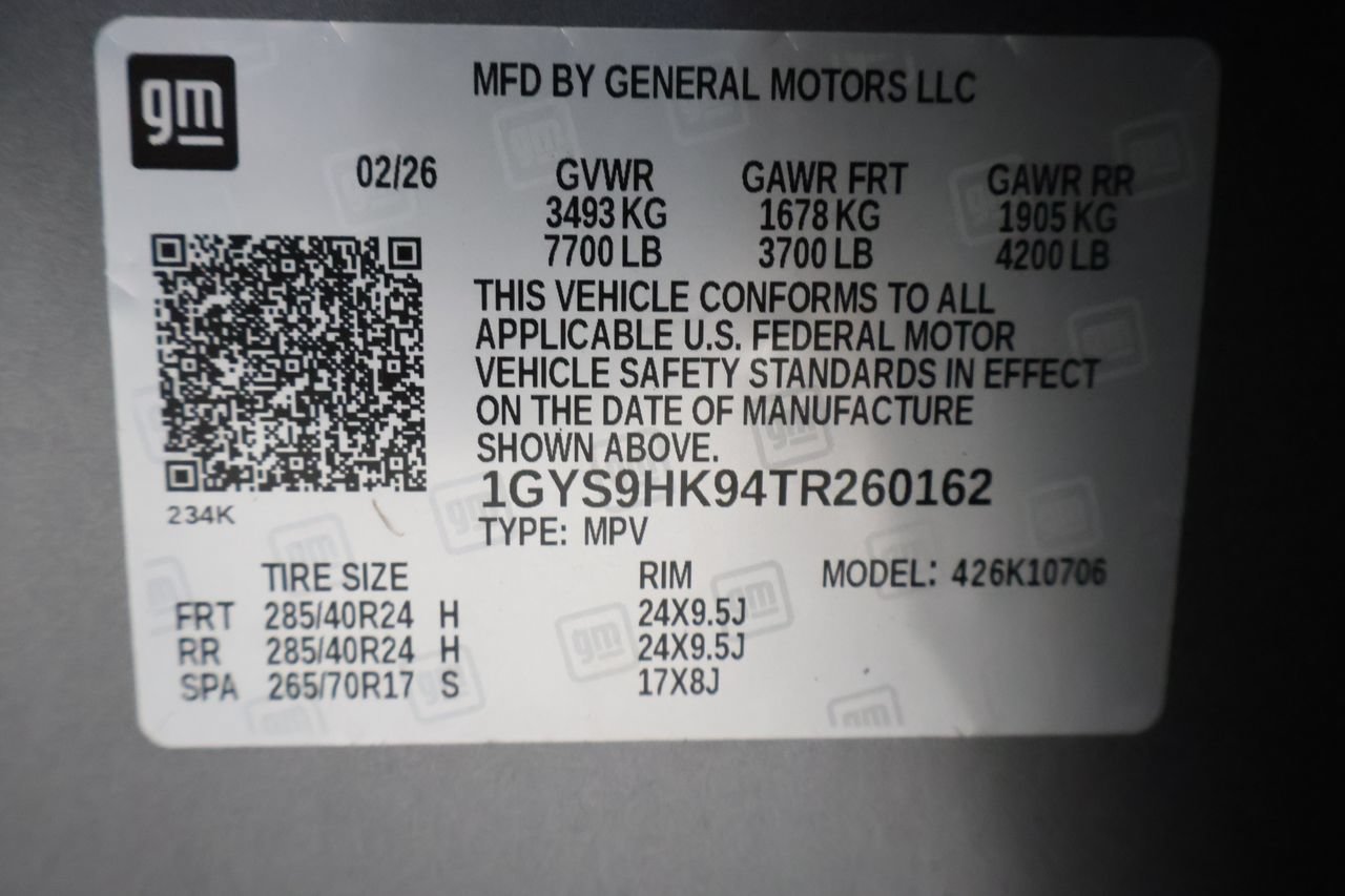 Certified 2026 Cadillac Escalade V w/ LPO, Onyx Lite Package AWD/4WD image 28
