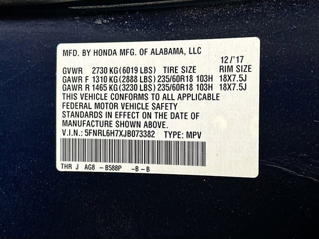 Used 2018 Honda Odyssey EX-L image 34