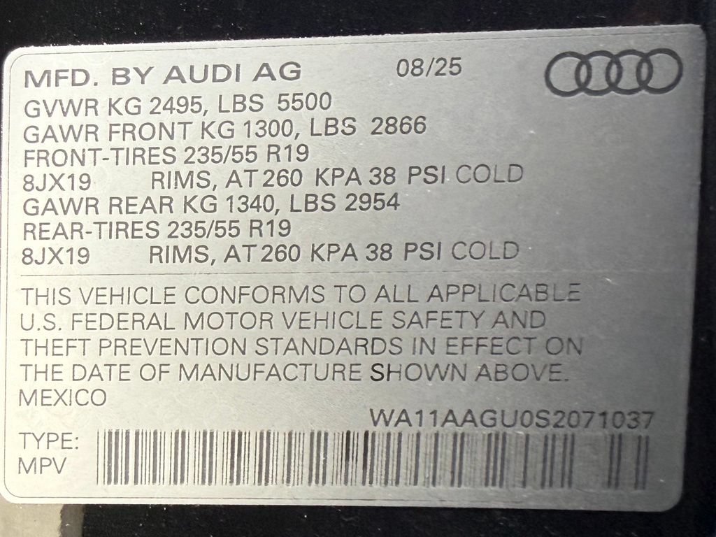 Used 2025 Audi Q5 Premium w/ Convenience Package AWD/4WD image 47