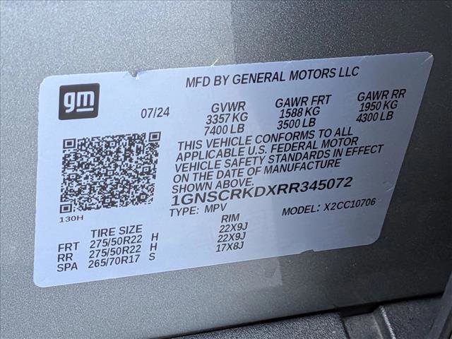 Used 2024 Chevrolet Tahoe RST w/ Luxury Package image 26