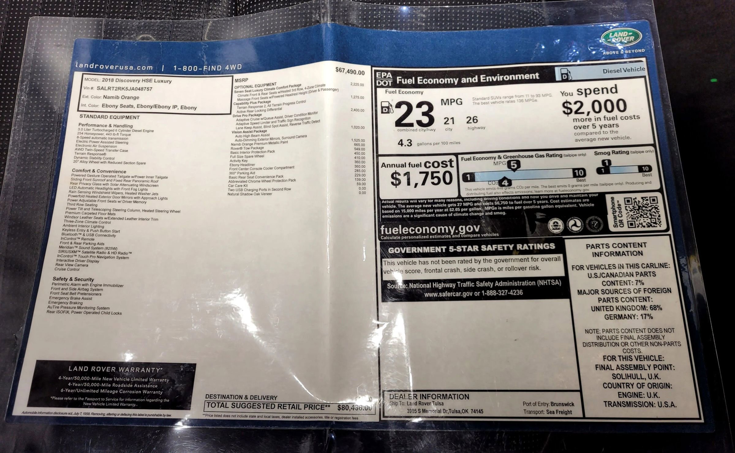 Used 2018 Land Rover Discovery HSE Luxury image 4