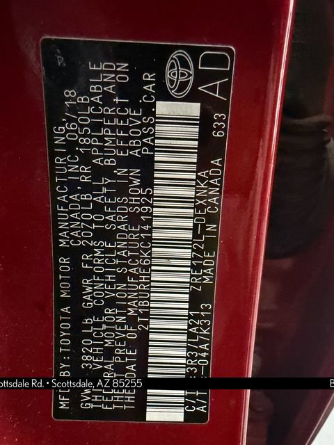 Used 2019 Toyota Corolla XLE FWD image 32
