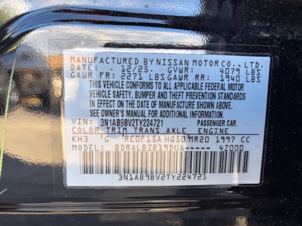 Certified 2026 Nissan Sentra S w/ Floor Mat Package FWD image 9