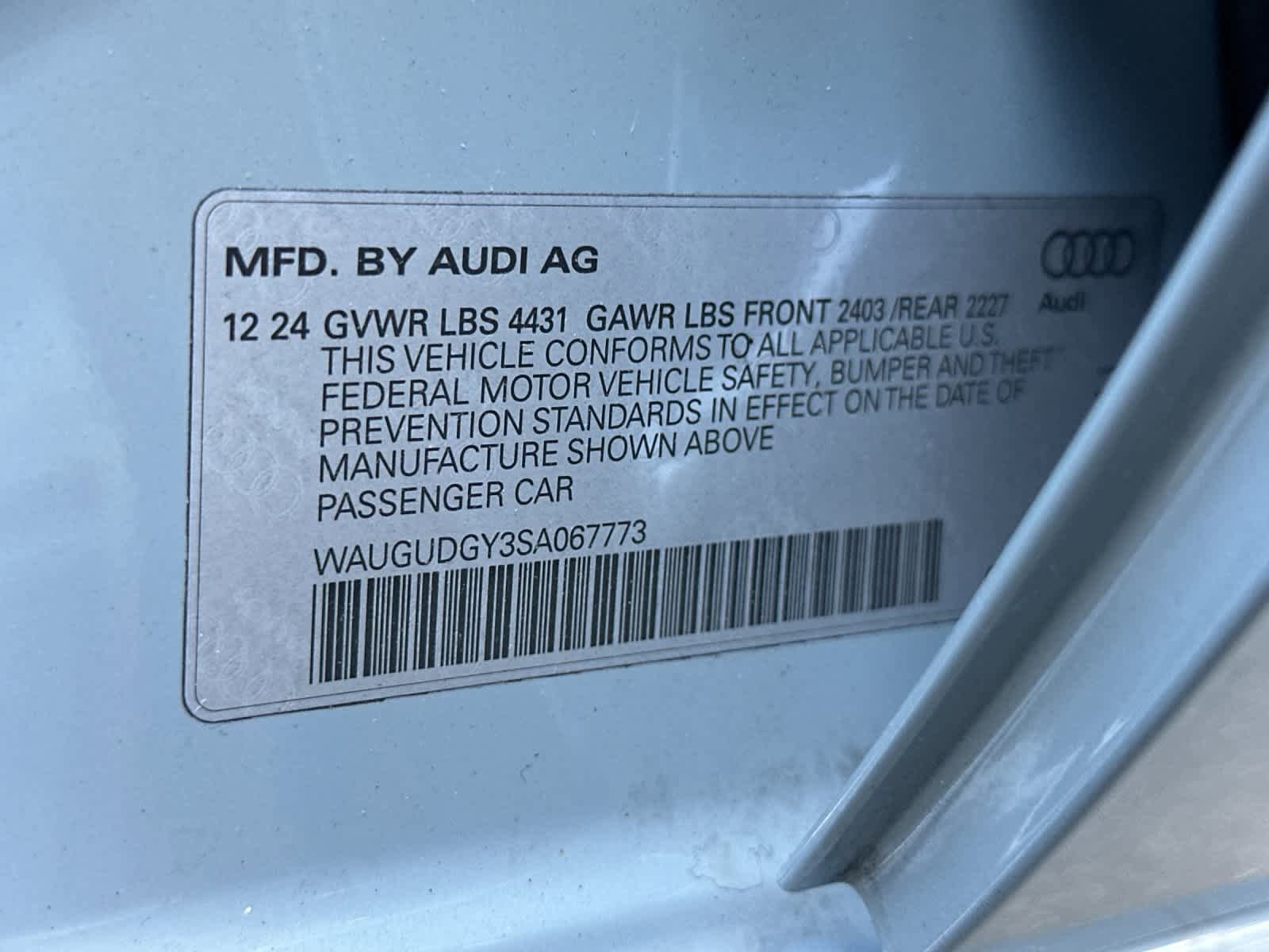 Certified 2025 Audi A3 2.0T Premium w/ Black Optic Package image 27