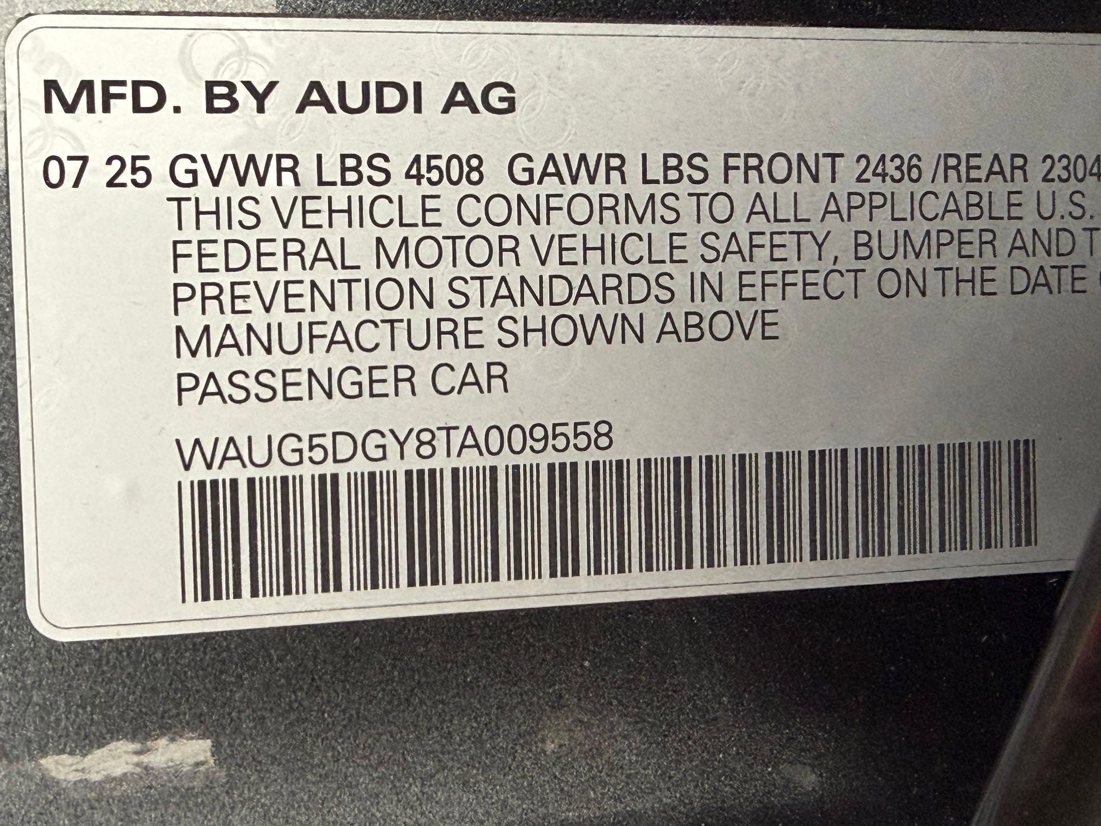 Certified 2026 Audi S3 Premium w/ Black Optic Package AWD/4WD image 21