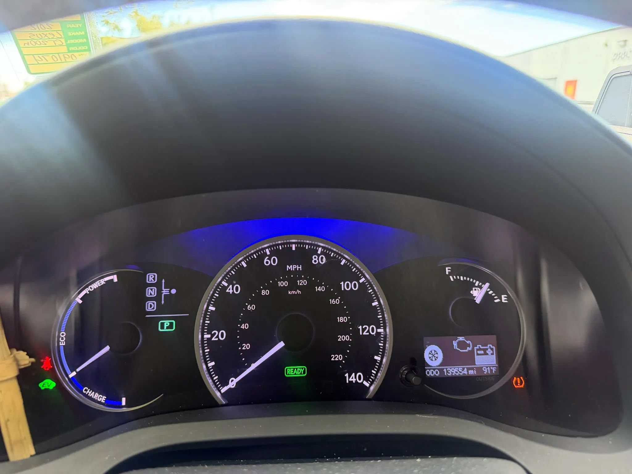 Used 2012 Lexus CT 200h Premium w/ Premium Audio Pkg FWD image 9