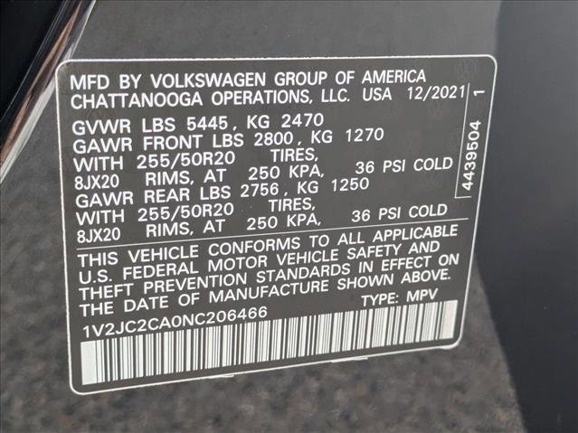 Used 2022 Volkswagen Atlas Cross Sport SE image 26