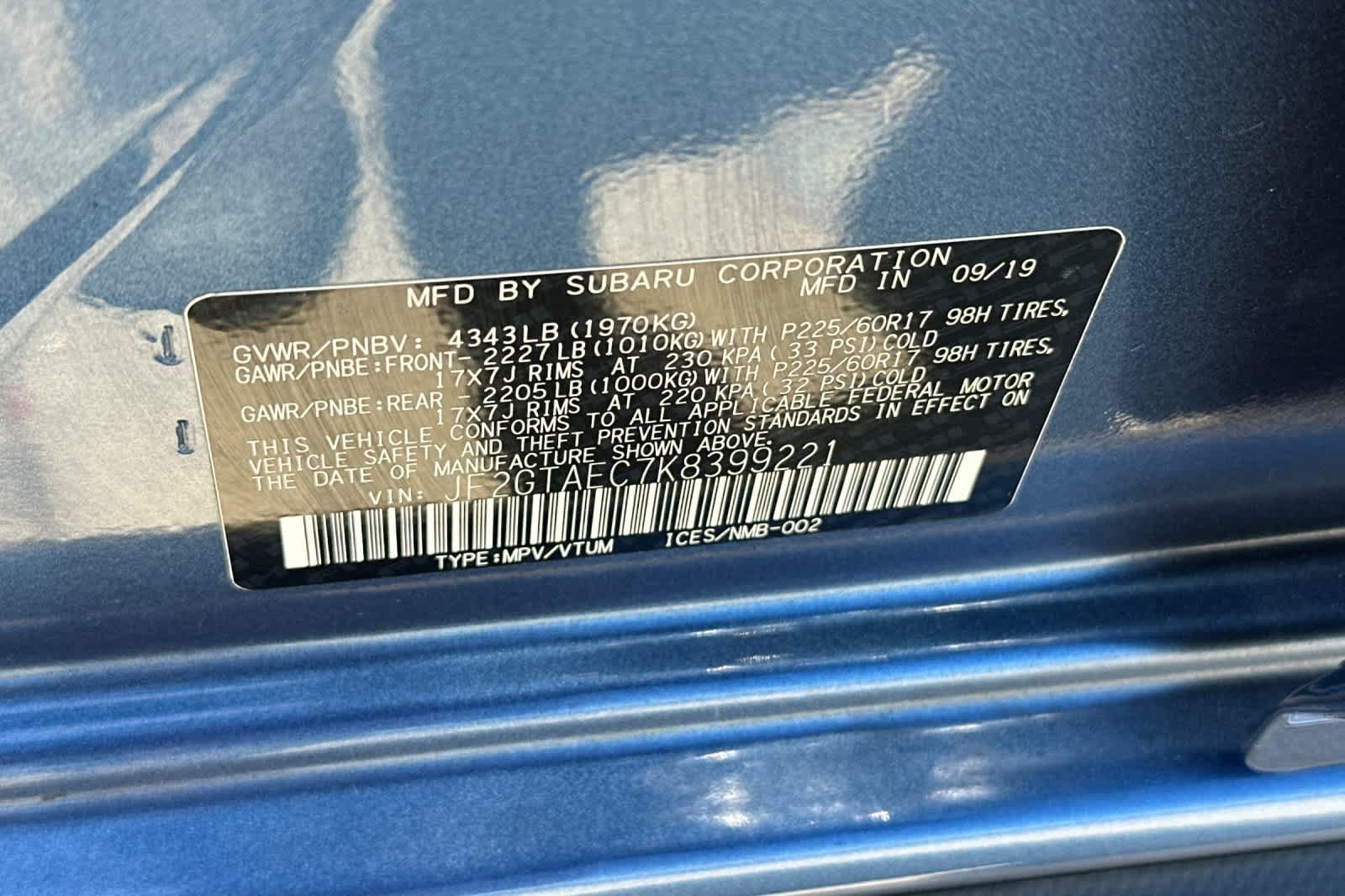 Used 2019 Subaru Crosstrek 2.0i Premium AWD/4WD image 27