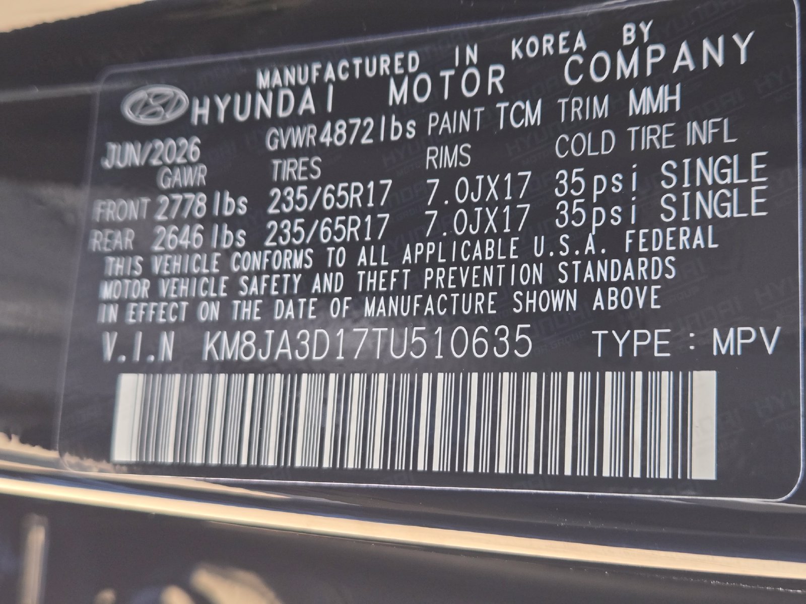 New 2026 Hyundai Tucson Blue SE FWD image 20