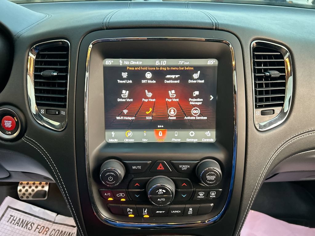 Used 2018 Dodge Durango SRT w/ SRT Interior Appearance Group AWD/4WD image 13