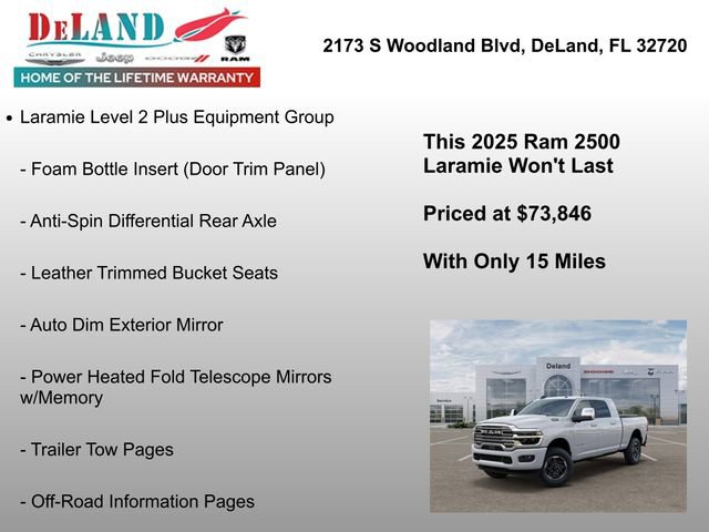 New 2025 RAM 2500 Laramie AWD/4WD image 7