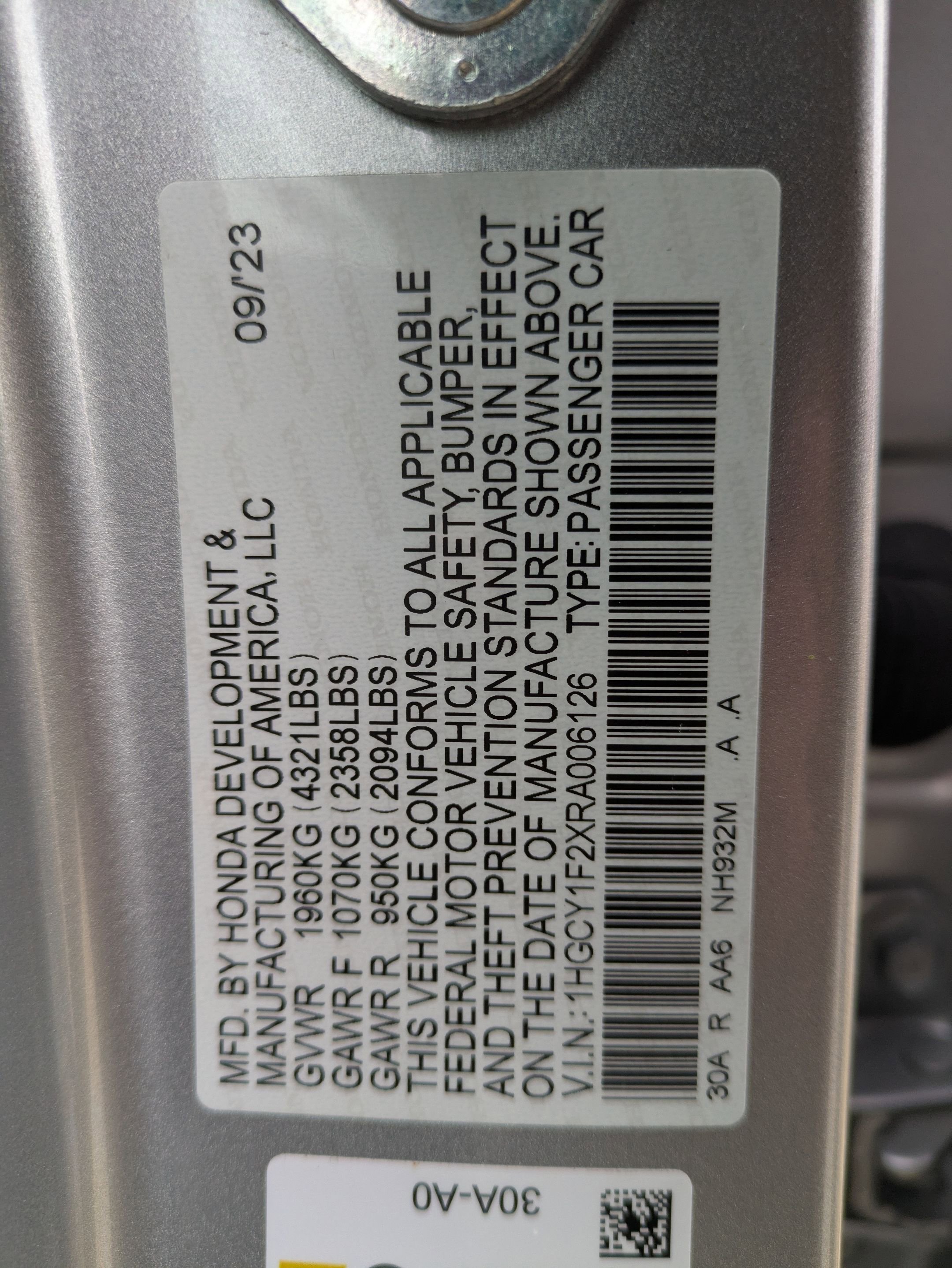 Certified 2024 Honda Accord LX image 32