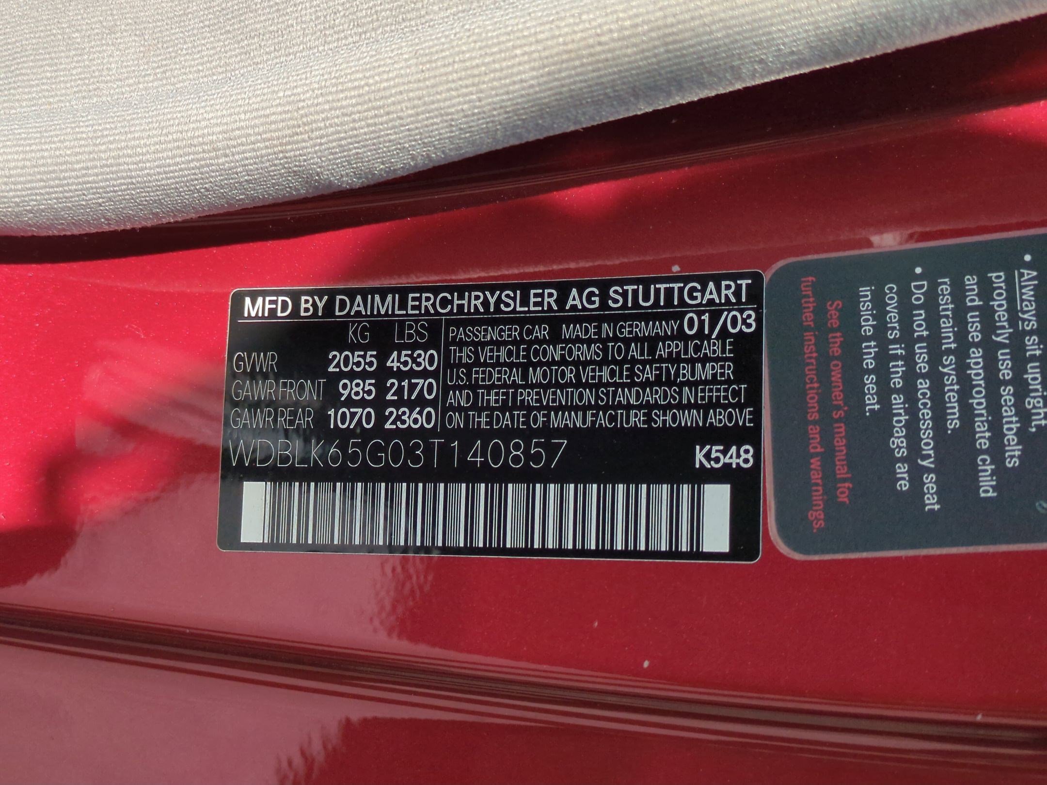 Used 2003 Mercedes-Benz CLK 320 Cabriolet image 34